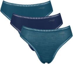 Sloggi Chiloți dama SLOGGI GO CRUSH HIGH LEG 3PACK TURQUOISE: XXL (10219672_M024 XXL)