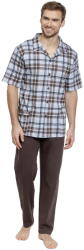Taro Pijama bărbătească cu nasturi TARO 3579 ALEXANDER maro: XXL (33662 XXL)