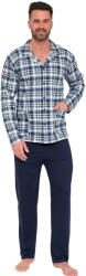 Cornette Pijama bărbătească cu nasturi CORNETTE 114/85 albastru închis: XL (34249 XL)
