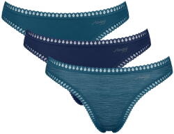 Sloggi Chiloți dama SLOGGI GO CRUSH STRING 3PACK TURQUOISE: S (10219704_M024 S)