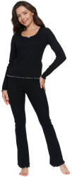 Doctor Nap pijama de damă PM. 7304 negru: L (PM.7304.BLACK L)