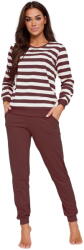 Cornette Pijama dama CORNETTE 635/475 MOLLY 4 ciocolată: S (33642 S)