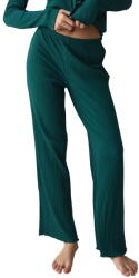 Triumph pantaloni damă Versatile Rib Straight Trousers verde: 38 (10229214_M010 38)