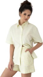 Sensis Pijama de damă cu nasturi SENSIS OPHELIA lime: M (33722 M)