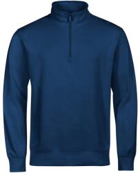 MALFINI Bluză Summit cu fermoar scurt - Albastru de miezul nopții | 2XL (4298717)