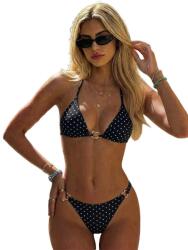 Shein Pöttyös Kötött Bikini Szett L - allegro - 1 570 Ft