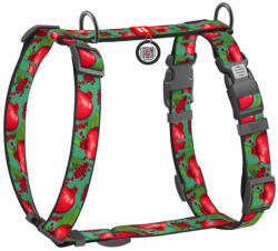 COLLAR textil kutyahám Gránátalma M QR-kódos azonosítóval
