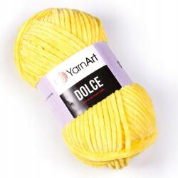 YARNART Kötőfonal YarnArt Dolce 761 sárga, díszes, 100g/120m (dolce761)