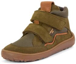 Froddo încălțăminte pentru copii barefoot TEX AUTUMN Olive Froddo G3110266-1 | încălțăminte pentru copii cu închidere cu Velcro | pantofi din piele cu membrană și talpă flexibilă - 33