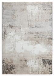 Takoy Szőnyeg 160x230 cm, világosszürke, fehér absztrakt mintával ASIA 4