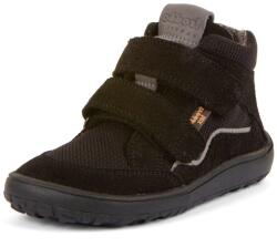 Froddo ghete barefoot pentru copii TEX AUTUMN Black Froddo G3110266-20 | ghete pentru copii cu închidere velcro | încălțăminte din piele cu membrană și talpă flexibilă - 33