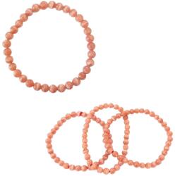  Bratara Rodocrozit Rotund 4-4, 9 mm Diametru 54 mm pentru Cadou Elegant