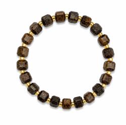  Bratara Bronzit Cub Fatetat 7x7 mm Diametru 60 mm 1 Buc
