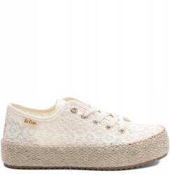 Lee Cooper Csipkés Fűzött tornacipő Bézs LCW-26-31-4328L méret38 (LCW-26-31-4328L)