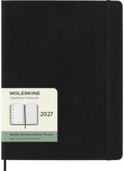 Moleskine Határidőnapló 2027 12 Hónap Heti Tervező Puha Fekete "xl (7540181000)
