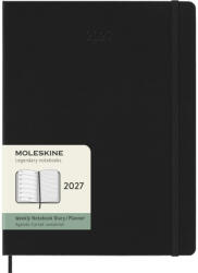 Moleskine Határidőnapló 2027 12 Hónap Heti Tervező Kemény Fekete "xl (7540163001)