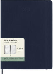 Moleskine Határidőnapló 2027 12 Hónap Heti Puha Zafír Kék "xl (7540181002)