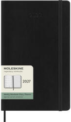 Moleskine Határidőnapló 2027 12 Hónap Heti Puha Fekete "l (7540162000)