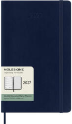 Moleskine Határidőnapló 2027 12 Hónap Heti Puha Zafír Kék "l (7540162003)