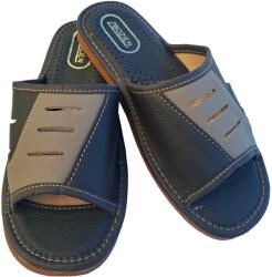  Gabona prémium férfi bőr papucs fekete flip-flop papucs 44-es