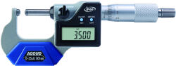 Accud EU Micrometru digital de masurat grosime perete tevi Accud 0-25mm x 0.001mm cu Certificat de Etalonare (331-001-02)