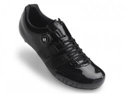 Giro Kerékpáros cipő, klikkes Giro Factor Techlace Black országúti 42-es méret (GR-7077012)