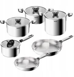 Tefal Edénykészlet Tefal Emotion+ rozsdamentes acél 10 db (E335SA45)