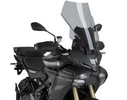 Puig túraszélvédő Yamaha Tracer 9 / GT (2025), enyhén sötétített Puig Váz, idomok és járműkiegészítők Szélvédők és tartozékaik Szélvédők Motorkerékpár- és robogószélvédők