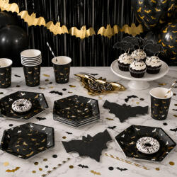 Denevér témájú halloweeni party szett 12 főre (HPCS_003)