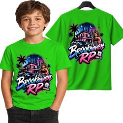  Gyerek Póló Zöld Roblox Brookhaven Rp Roleplay L 152 CM