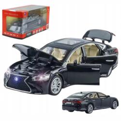  Autómodell Lexus LS500h Box vitrin 1: 32 méretarányban led hang fény (adgffsfdh)