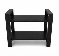  Falra akasztható polc fekete 40 cm fa ipari loft (5904133271861)