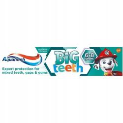 Aquafresh Big Teeth fogkrém Mancs Őrjárat (Mancs Őrjárat) 6-8 éveseknek 50ml