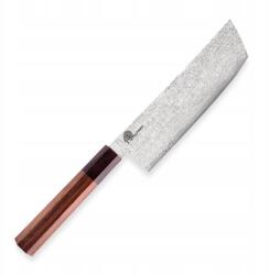 Dellinger kovácsolt barna sebhelyes Nakiri konyhakés 160 mm (8595705411708)