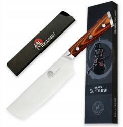 Dellinger Nakiri zöldségkés 153 mm, Dellinger német fekete szamuráj (8595705407121)