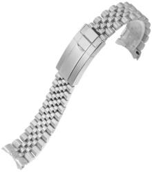 Rlx Brățară 904 Jubilee Compatibilă Rolex - 20/21 mm - Oțel Inoxidabil - Fără Logo - Argintie (5710)