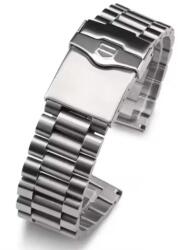 TAG Heuer Brățară Oțel Inoxidabil Compatibilă TAG Heuer F1 - 20/22 mm - Argintie - Capete Drepte - Închidere Push Button (5711)