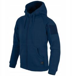 Helikon-Tex Helikon kapucnis pulóver kigombolható taktikai Urban Hoodie kék S (BL-ULF-CB-65-B03)