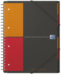 OXFORD Caiet cu spirala A4+, 6 separatoare, 80 file, matematica, OXFORD Organiser Book
