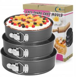  Tortaforma Sütőlap tortaforma kerek szett 3 db-os (TORTOWNICA OKRĄGŁA)