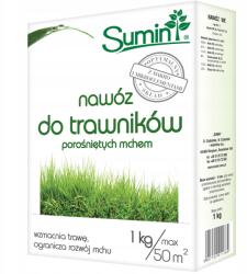 Sumin Mohával benőtt gyep műtrágya többkomponensű Sumin 1 kg 1 l (KKA-09460)