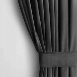 AmeliaHome Függöny velvet szalag 140X270 grafit (120041101)