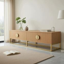Hommoo Tv szekrény 180x40x40 cm fa mdf pb (103)
