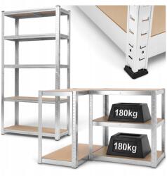 Humberg Tárolószekrény 150x75x30CM Horganyzott És Festett Fém 5 Polcos 900 Kg (4840)