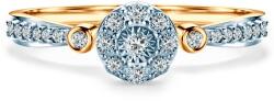 SAVICKI Inel Savicki: aur bicolor, diamante