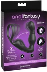 Anal Fantasy Elite AFE Ass-Gasm Pro P-Spot Milker Vibrator Anal cu Inel pentru Penis și Stimulator Perineal