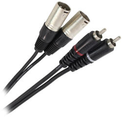 Plugger Cablu 2rca Tata - 2x Xlr Tata 3m (47974)
