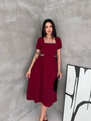 Modi style Rochița elegantă -bordo-S