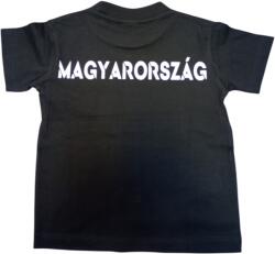 Magyarország Póló gyerek Magyarország fekete 122