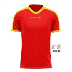 Givova Kit Revolution mez felső piros-sárga 1207 XL